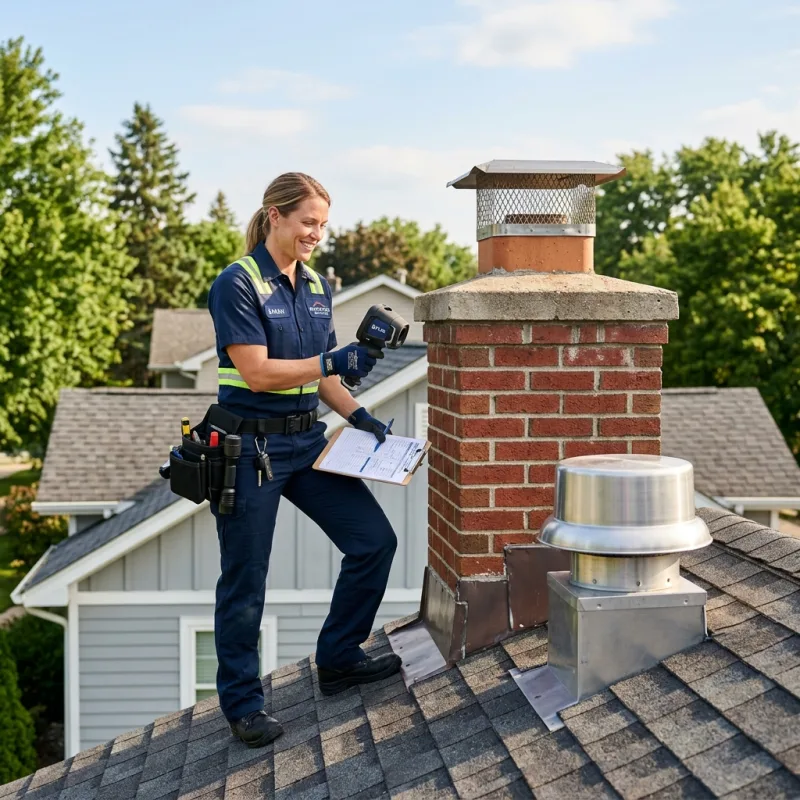 Technician inspecting a Eltham roof cavity and ductwork for a dead bird